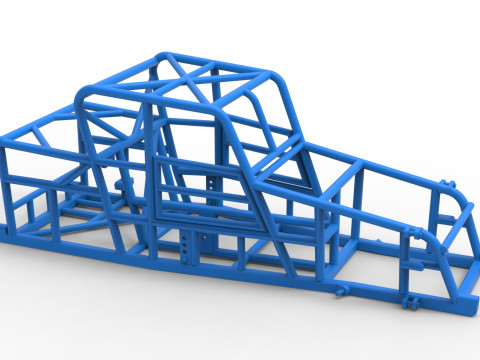 Frame of Dwarf car Version 2 Scale 1 to 25 3D Print Model