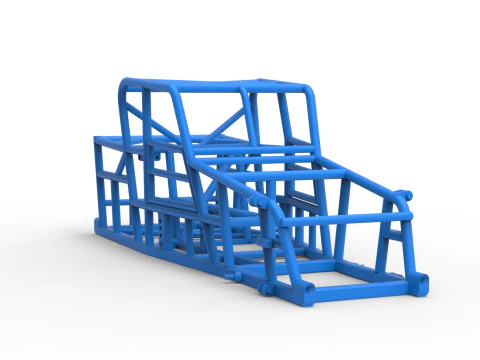 Frame of Dwarf car Version 2 Scale 1 to 25 3D Print Model