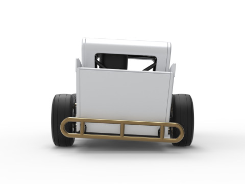 Dwarf car while turning Version 2 Scale 1 to 25 3D Print Model