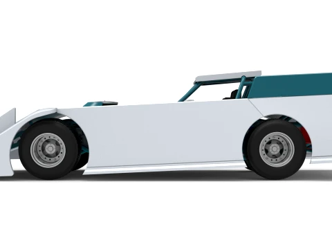 Wedge Dirt Late model Scale 1 to 25 3D Print Model