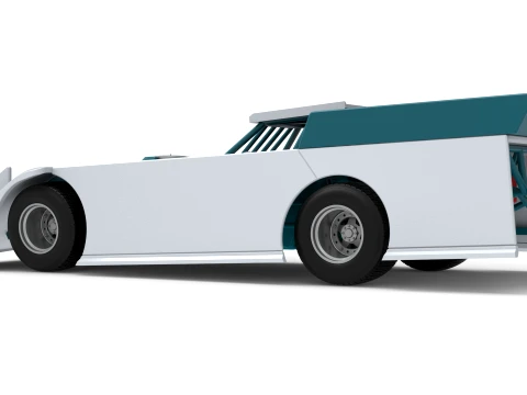 Wedge Dirt Late model Scale 1 to 25 3D Print Model