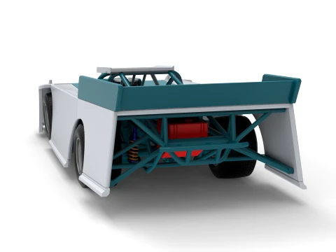 Wedge Dirt Late model Scale 1 to 25 3D Print Model