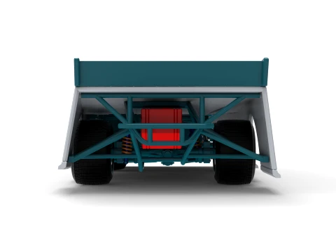 Wedge Dirt Late model Scale 1 to 25 3D Print Model