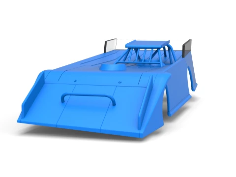Shell of Wedge Dirt Late model Scale 1 to 25 3D Print Model