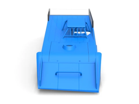 Shell of Wedge Dirt Late model Scale 1 to 25 3D Print Model