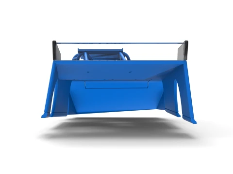 Shell of Wedge Dirt Late model Scale 1 to 25 3D Print Model