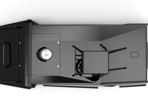 Wedge Dirt Late model while turning Scale 1 to 25 3D Print Model