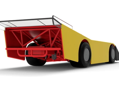 Vintage Dirt late model Race car Version 5 Scale 1 to 25 3D Print Model