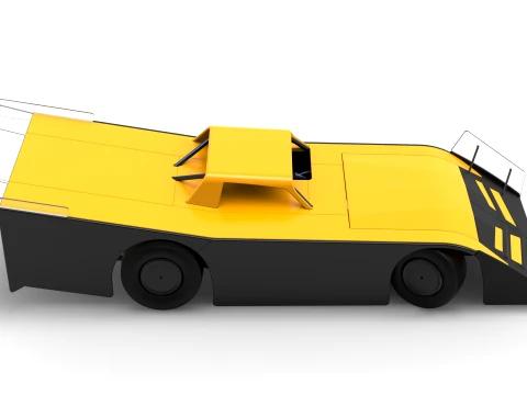 Vintage Dirt late model Race car Version 5 while turning Scale 1 to 25 3D Print Model