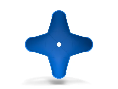 Braking Parachute for Dragster Version 1 Scale 1 to 25 3D Print Model