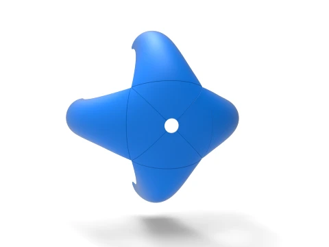 Braking Parachute for Dragster Version 1 Scale 1 to 25 3D Print Model