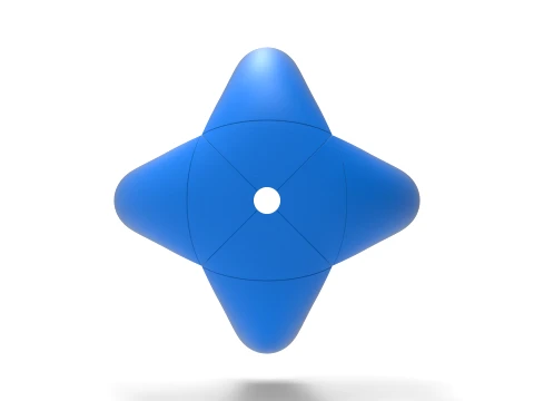 Braking Parachute for Dragster Version 1 Scale 1 to 25 3D Print Model