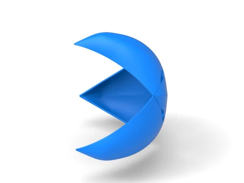 Paracadute Frenante per Dragster Versione 3 Scala da 1 a 25 Modello di stampa 3D