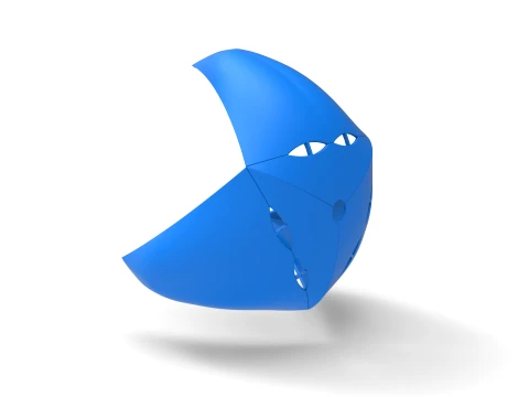 Paracadute Frenante per Dragster Versione 3 Scala da 1 a 25 Modello di stampa 3D