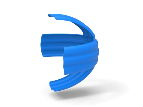Braking Parachute for Dragster Version 4 Scale 1 to 25 3D Print Model