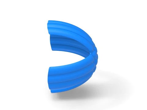 Braking Parachute for Dragster Version 4 Scale 1 to 25 3D Print Model