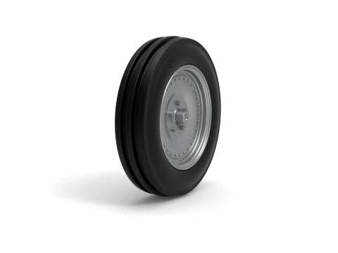 Front tractor wheel Version 3 Scale 1 to 25 3D Print Model