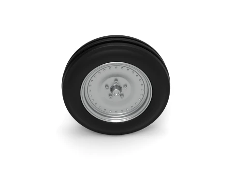 Front tractor wheel Version 3 Scale 1 to 25 3D Print Model