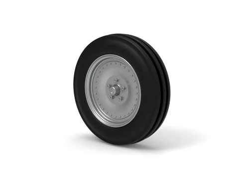 Front tractor wheel Version 3 Scale 1 to 25 3D Print Model