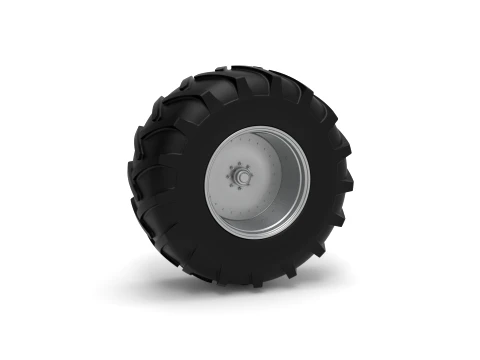 Roue arri&egrave;re de Tracteur Vintage Pulling Version 4 Echelle 1 &agrave; 25 Modèles 3D en vedette