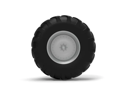 Rear wheel of Vintage Pulling tractor Version 4 Scale 1 to 25 3D Print Model