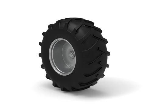 Rear wheel of Vintage Pulling tractor Version 4 Scale 1 to 25 3D Print Model