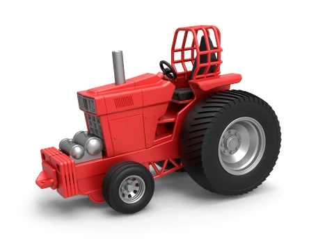 Leuke korte Pro Stock Pulling Tractor Versie 1 Schaal 1 t/m 25 3D printmodel