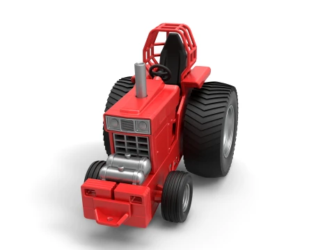 Fun short Pro Stock Pulling Tractor Version 1 Scale 1 to 25 3D Print Model