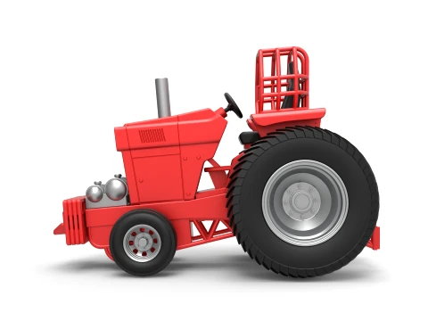 Fun short Pro Stock Pulling Tractor Version 1 Scale 1 to 25 3D Print Model