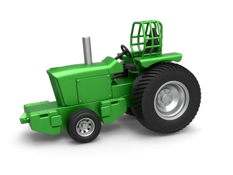 Leuke korte Pro Stock Pulling Tractor Versie 2 Schaal 1 t/m 25 3D printmodel