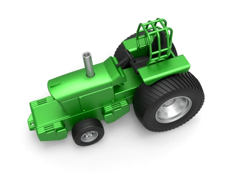 Fun short Pro Stock Pulling Tractor Version 2 Scale 1 to 25 3D Print Model