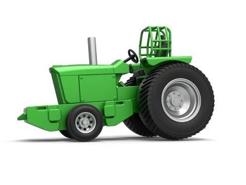 Fun short Pro Stock Pulling Tractor Version 2 Scale 1 to 25 3D Print Model