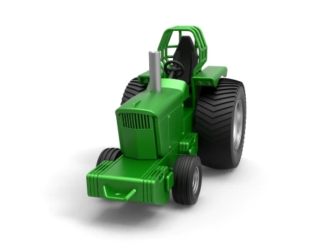 Fun short Pro Stock Pulling Tractor Version 2 Scale 1 to 25 3D Print Model