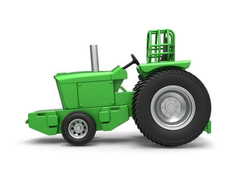 Fun short Pro Stock Pulling Tractor Version 2 Scale 1 to 25 3D Print Model