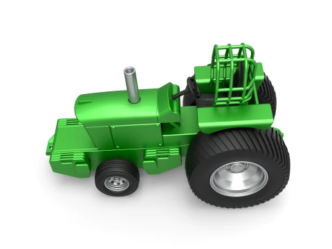 Fun short Pro Stock Pulling Tractor Version 2 Scale 1 to 25 3D Print Model