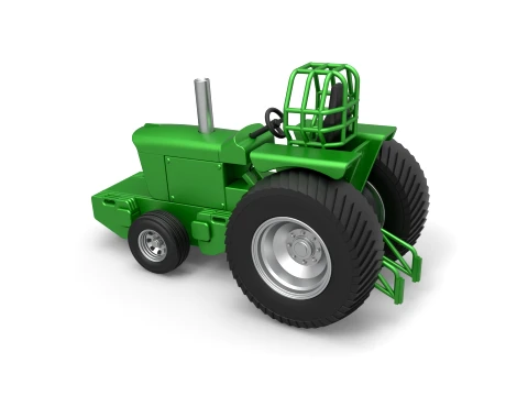 Fun short Pro Stock Pulling Tractor Version 2 Scale 1 to 25 3D Print Model