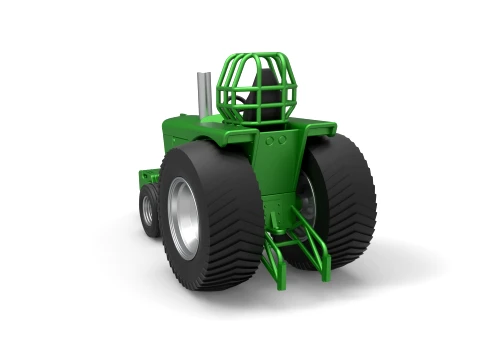 Fun short Pro Stock Pulling Tractor Version 2 Scale 1 to 25 3D Print Model