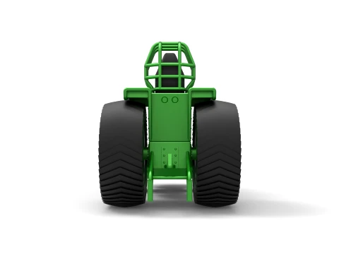 Fun short Pro Stock Pulling Tractor Version 2 Scale 1 to 25 3D Print Model
