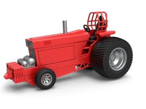 Pro Stock Pulling Tractor Versie 1 Schaal 1 tot 25 3D printmodel
