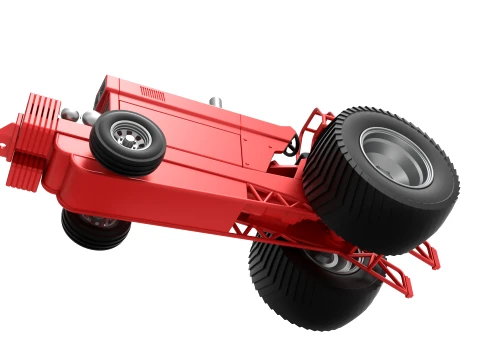 Pro Stock Pulling Tractor Version 1 Scale 1 to 25 3D Print Model