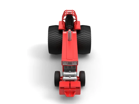 Pro Stock Pulling Tractor Version 1 Scale 1 to 25 3D Print Model