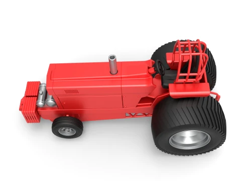 Pro Stock Pulling Tractor Version 1 Scale 1 to 25 3D Print Model