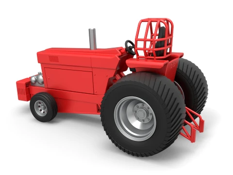 Pro Stock Pulling Tractor Version 1 Scale 1 to 25 3D Print Model