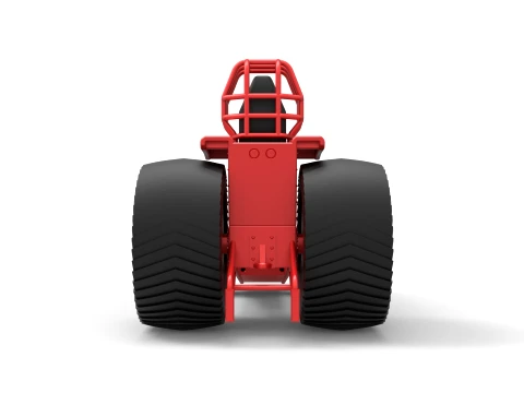 Pro Stock Pulling Tractor Version 1 Scale 1 to 25 3D Print Model