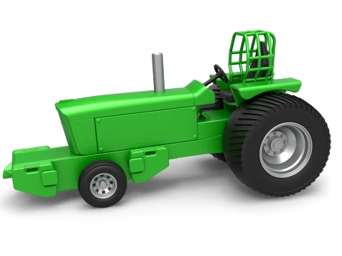 Pro Stock Pulling Tractor Versie 2 Schaal 1 tot 25 3D printmodel