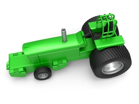 Pro Stock Pulling Tractor Version 2 Scale 1 to 25 3D Print Model
