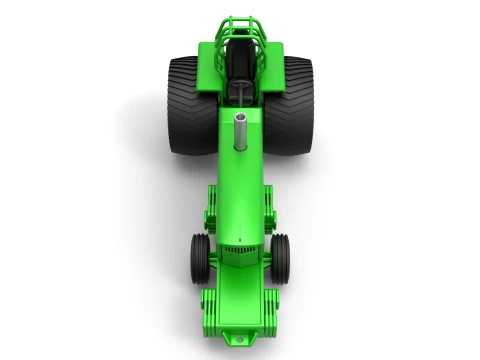 Pro Stock Pulling Tractor Version 2 Scale 1 to 25 3D Print Model