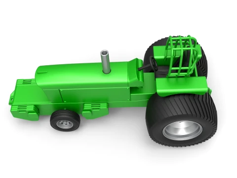 Pro Stock Pulling Tractor Version 2 Scale 1 to 25 3D Print Model