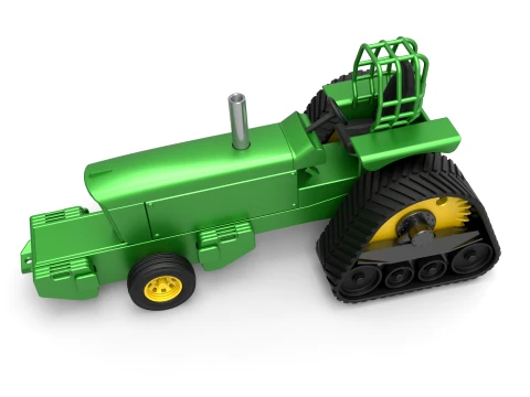 Pro Stock Pulling Tractor Version 3 Scale 1 to 25 3D Print Model