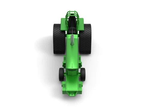 Pro Stock Pulling Tractor Version 3 Scale 1 to 25 3D Print Model